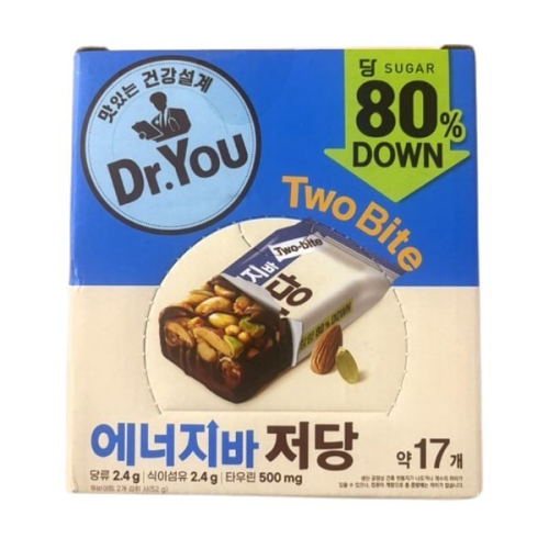오리온 닥터유 투바이트 에너지바 저당 468g