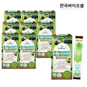 한국바이오셀 유기농 냉압착 엑스트라버진 올리브오일 스틱 140g(10gx14포)