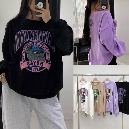 아이우먼 위쉬몰 SE 죠지타운라운드맨투맨 V437H510 빅사이즈