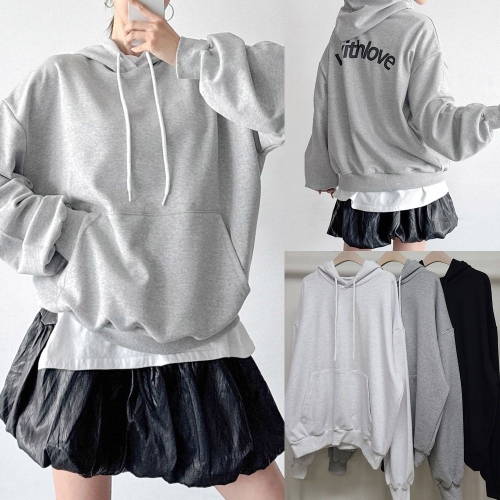 아이우먼 위쉬몰 NS 위드러브레터링후드티 V432H510 빅사이즈