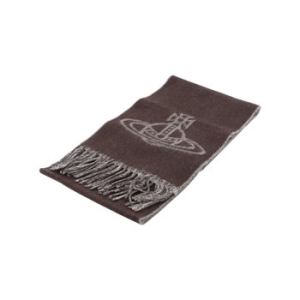 비비안웨스트우드 ORB 로고 싱글 투톤 머플러_81030006 W00ZH D401