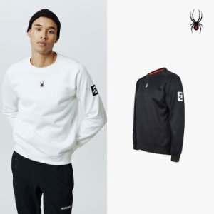 스파이더  공용 유로스포츠 기모 맨투맨 티셔츠 SPIWCNRL222U