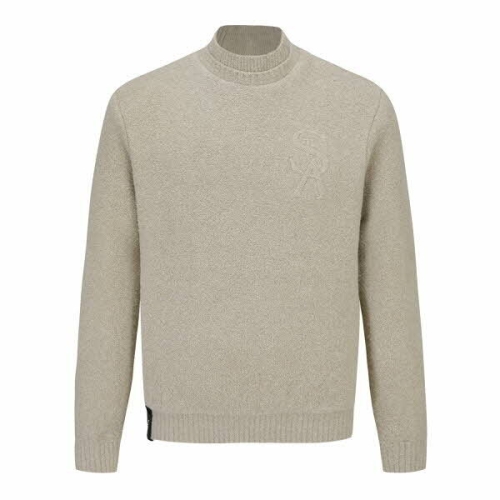 세인트  앤드류스 남성 부클 패딩 블록 방풍 스웨터 811C4SR126