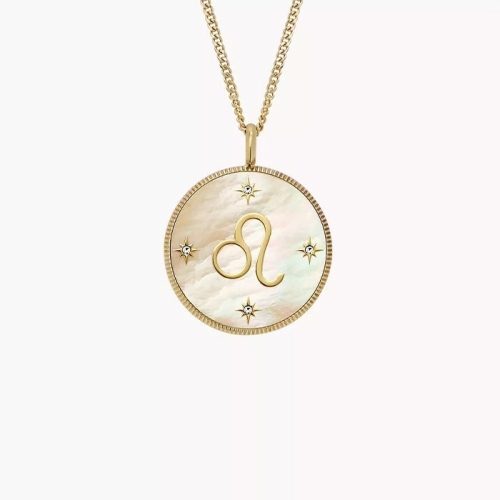 파슬  여성 사자자리 팬던트 목걸이 JF04842710 Gold