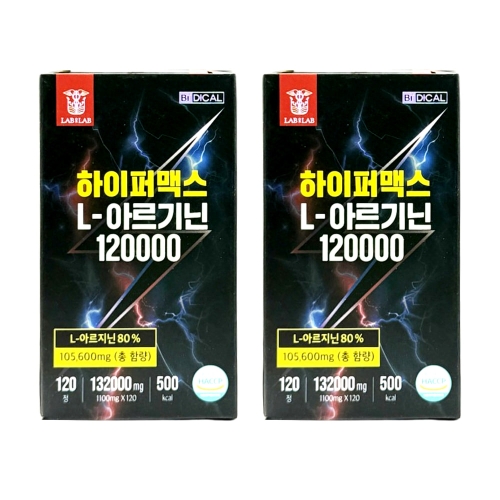 랩온랩 하이퍼맥스 L아르기닌 120000 120정