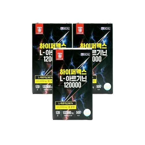 랩온랩 하이퍼맥스 L아르기닌 120000 120정