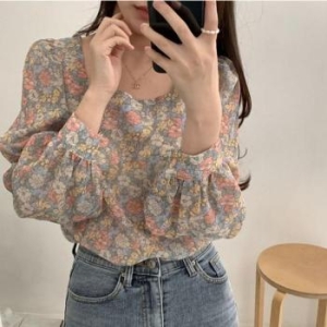 오노마 ONM 러블리 여름 쉬폰 블라우스 여성 데일리 블라우스 S37293877