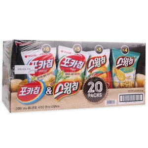 오리온  생감자 스낵박스 20개 포카칩 스윙칩 코스트코