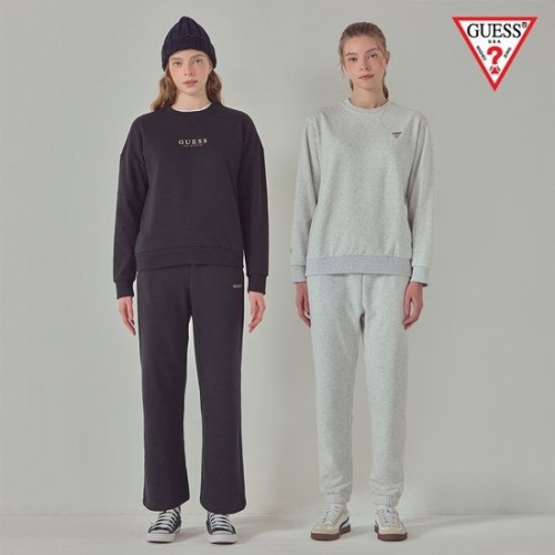 게스언더웨어 여성 시그니처 기모 이지셋업