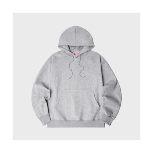 엠디 PICK HELLVN HV 무지 헬븐 오버핏 기모 후드_그레이 MOH4-0HV m1037_973870 124147