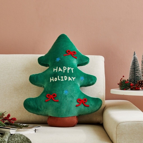 엠에이치앤코 모던하우스 말랑찰떡 쿠션 해피홀리데이 트리