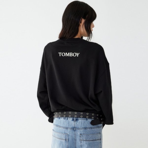 스튜디오톰보이 48주년 톰보이 오버핏 크롭 맨투맨 9105322105AR