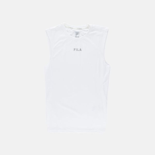 휠라 남성 트레이닝 민소매 베이스레이어 화이트 FS2ITE12