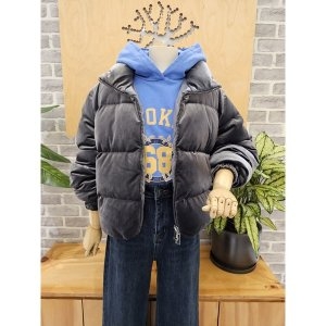 레코브 벨벳 다운점퍼 LK31EZDW607X