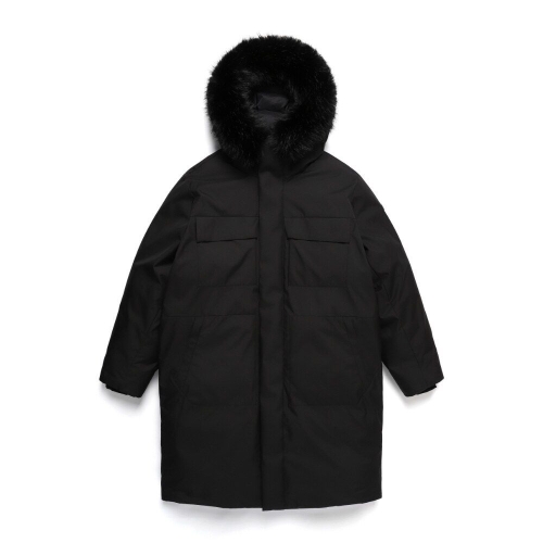 내셔널지오그래픽 패딩 야상 가을 겨울 N244W340 아틀라스 롱기장 구스 점퍼 CARBON BLACK