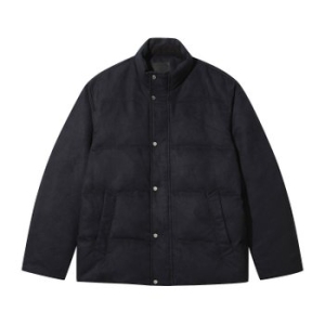 프랑코페라로 스웨이드 퀼팅 덕다운 점퍼 네이비 OM0FOJO40149