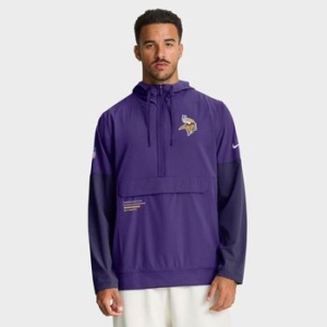나이키 1203089 NFL팀 후드 맨투맨 집업 Minnesota Vikings Sideline Anorak Half-Z