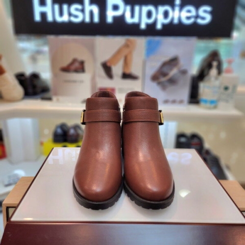 허시파피 여성 발 편한 4cm 굽 버클장식 부띠 앵클부츠 3fq604-003_CA