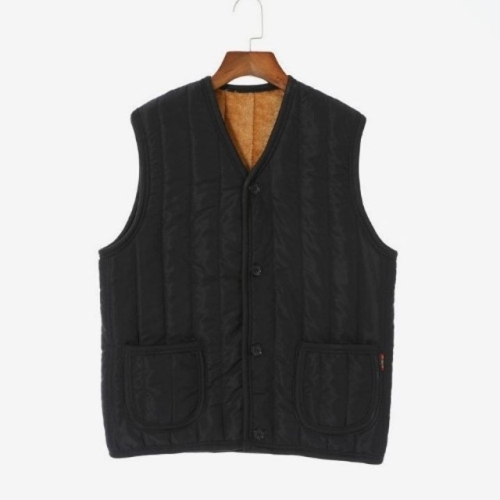 트윈스파파 이중 보온 남성 겨울 방한 패딩 융털 조끼 P0000SZO 1+1