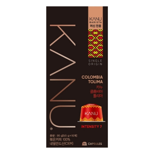동서식품  콜롬비아 톨리마 캡슐커피(카누머신 전용) 10캡슐