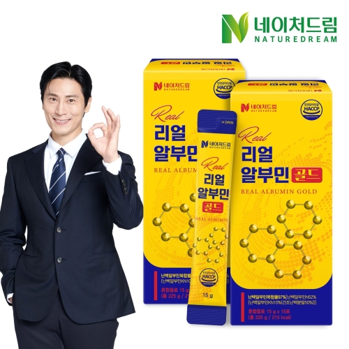 네이처드림 리얼 알부민 골드 15g 15포