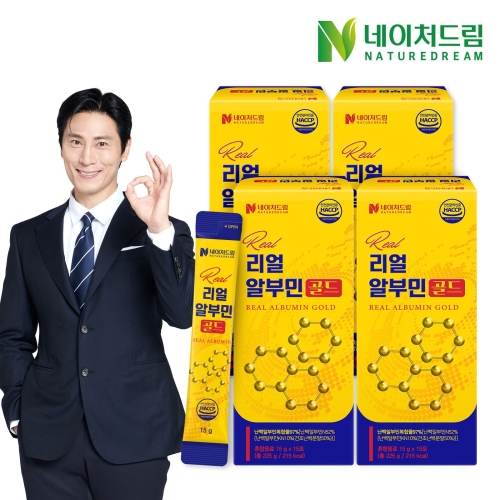 네이처드림 리얼 알부민 골드 15g 15포