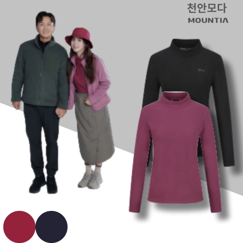 마운티아 여성 겨울 보온성을 높인 터틀넥 제라드티셔츠R4 1CDTSW4503_CA
