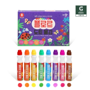 가베가족 플로르 도트 물감 KS6842