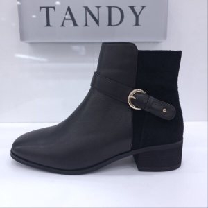 탠디 패플 여성 부츠 3cm 금속장식 앵클 X2A5J502
