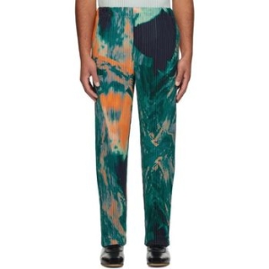 옴므 플리세 이세이 미야케 멀티컬러 아게이트 슬랙스 252729M191070