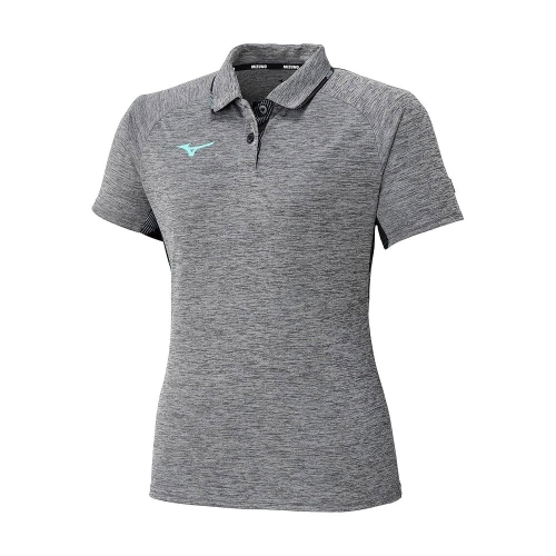 미즈노  탁구 웨어 게임 티셔츠 상의 반팔 JTTA 공인 흡한 속건 82JAC210 여성 2XL 블랙