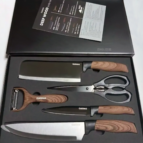 퀸나 딥 우드 칼세트 5종