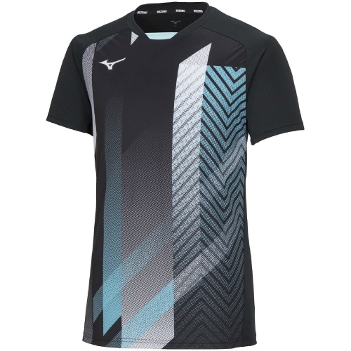 미즈노 테니스웨어 게임 셔츠 반팔 흡한 속건 62JAA003 남여공용 성인