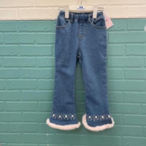 쁘띠앙팡 HC17 PC코지스노우볼데님팬츠 2023기모부츠컷청바지 PVW74GDP65