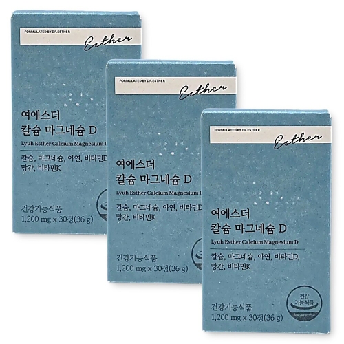 에스더포뮬러 여에스더 칼슘 마그네슘 비타민D 30정