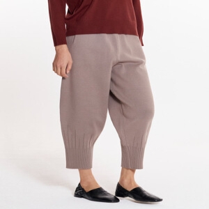 플리츠미 여성 포켓 조거 립 니트 팬츠 EKPTW125002