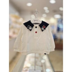 아가방 세이브존03 디즈니 미키 카라 맨투맨 티셔츠 A79S121005GA S41991946