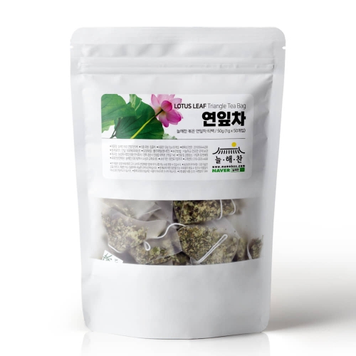 늘해찬  볶은 국산 연잎차 50티백