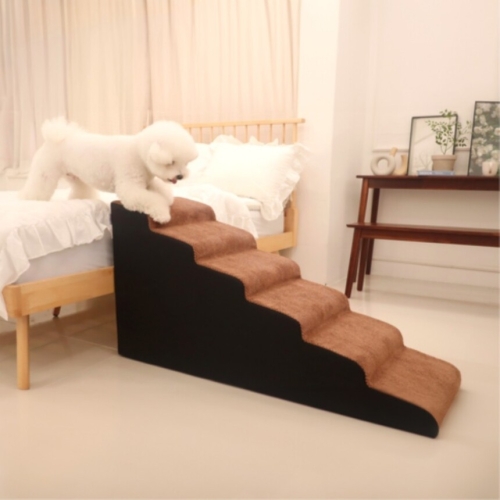 인디우스 반려동물 논슬립 침대 계단 6단