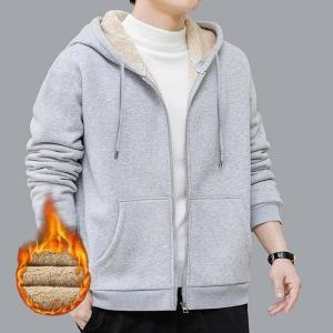 셀러허브 남녀공용 기모 융털 양털 후드집업 뽀글이자켓 후드티 점퍼 S11628519