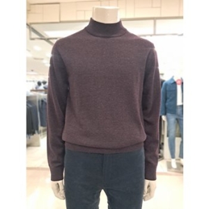 바쏘옴므 와인울혼방 반폴라 긴팔니트 WSZ4WN87AWI