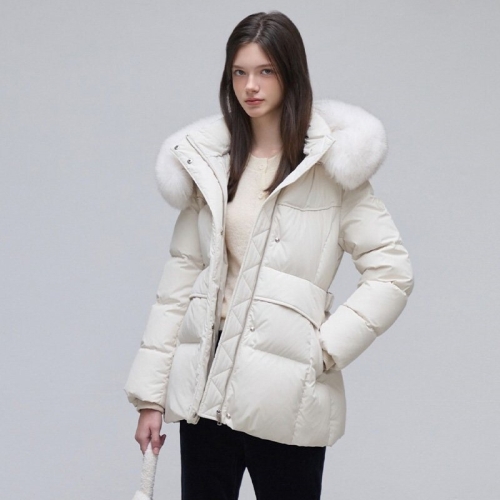 플라스틱아일랜드 여성 사가퍼 벨티드 플랩 구스 다운 PR4TD081