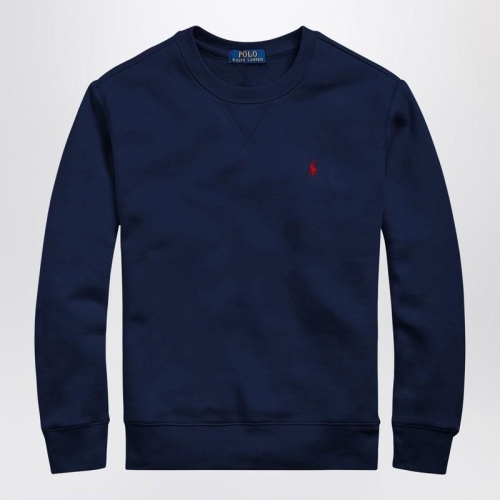 폴로랄프로렌 폴로 네이비 블루 코튼 블렌드 맨투맨 B0051848206
