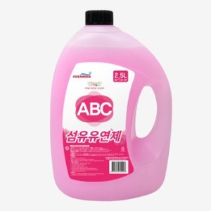ABC클렌저 섬유유연제 핑크로즈향 2.5L