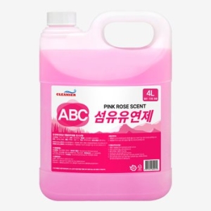 ABC클렌저 섬유유연제 핑크로즈향 4L