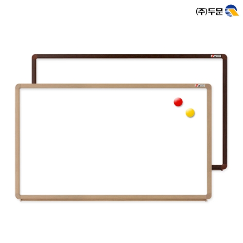 두문  자석화이트보드 알루미늄무늬목M5
