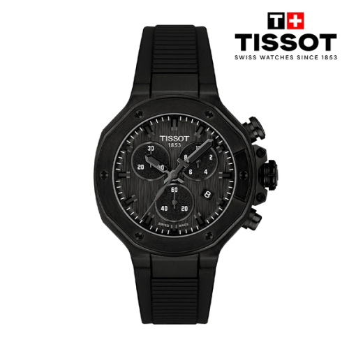 티쏘 T-레이스 쿼츠 크로노그래프 38mm T141.817.37.051.00