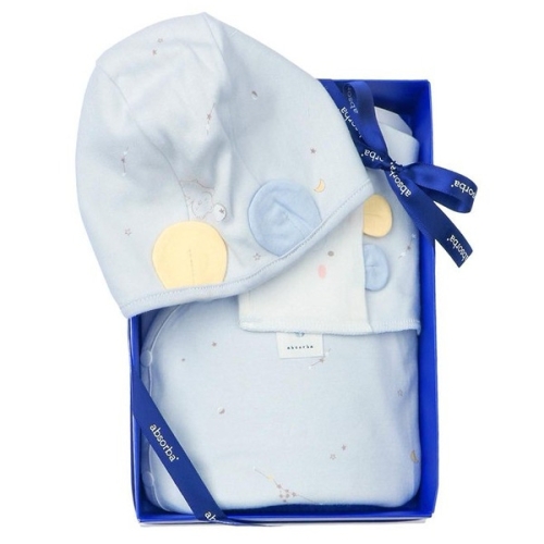 압소바 두두텐셀 배냇슈트 신생모 세트 블루 A2A2D10112