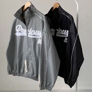 아이우먼 빅사이즈아우터 V444L510 팔구소매라인박시자켓