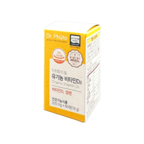 닥터파이토 유기농 비타민D3 60정